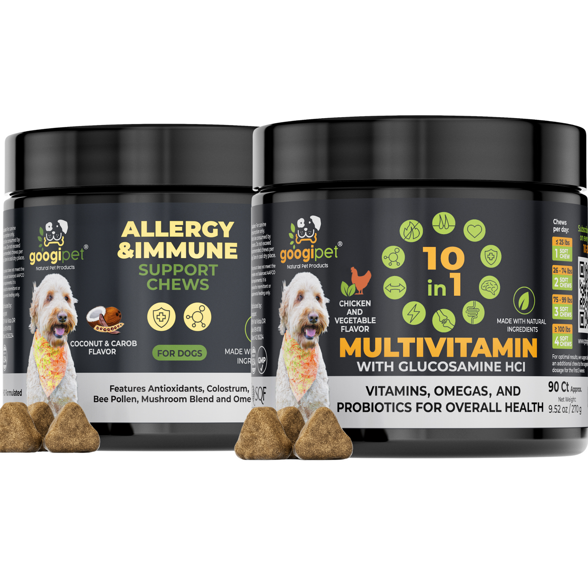 10 in 1 Multivitamin + Allergy & Immune Support Chews (2 Pack)